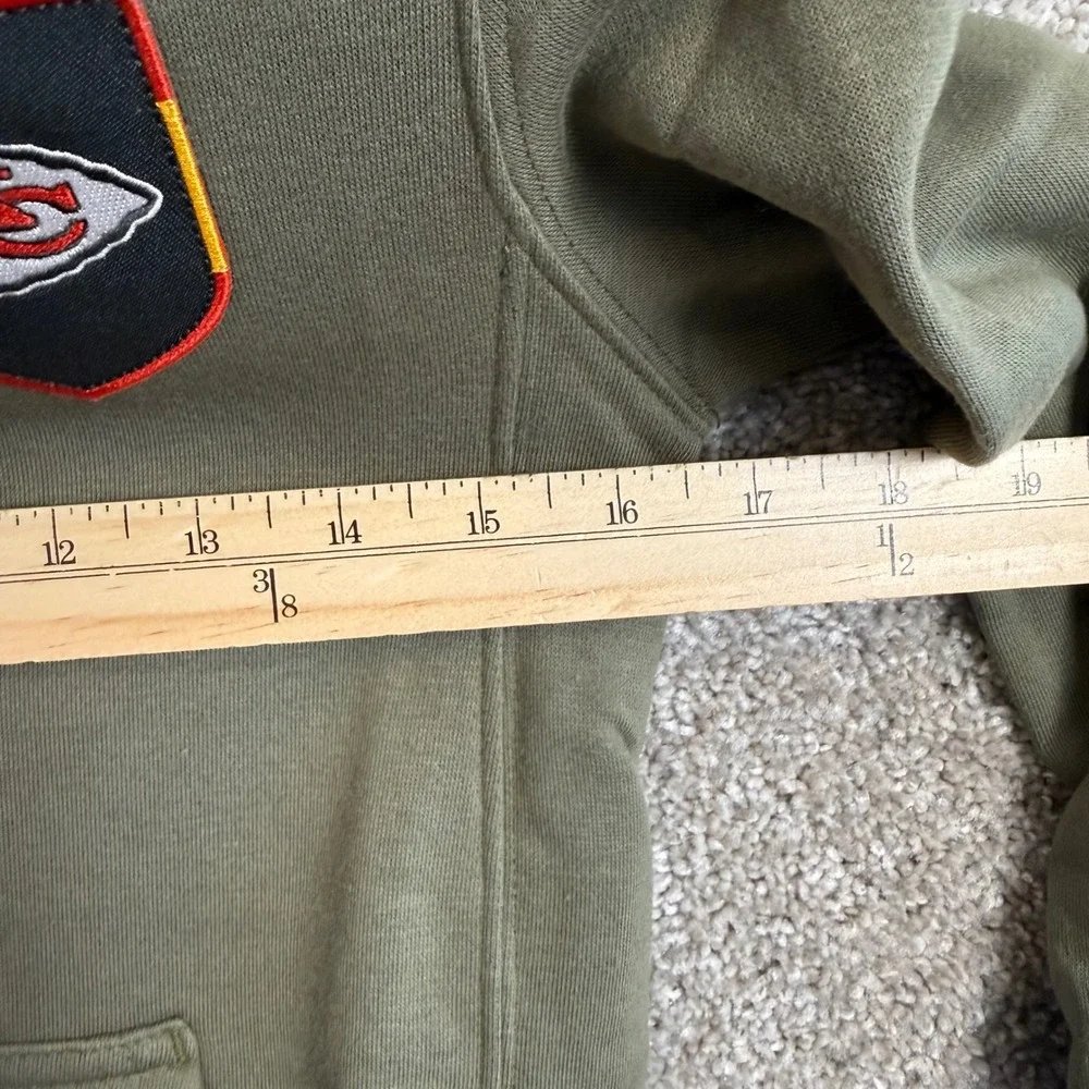 Nike Kansas City Chiefs Salute to Service Hoodie Olive Green Youth Small 8 NEW